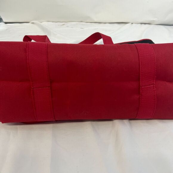 Trader Joes Insulated Cooler Bag Red & Black Large Reusable Eco-Friendly - Picture 4 of 10